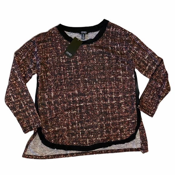 Jones New York Sweaters - Jones New York Printed Sweater Top